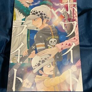 SmoLaw Smoker x Trafalgar Law One Piece Yaoi manga Doujinshi White Light